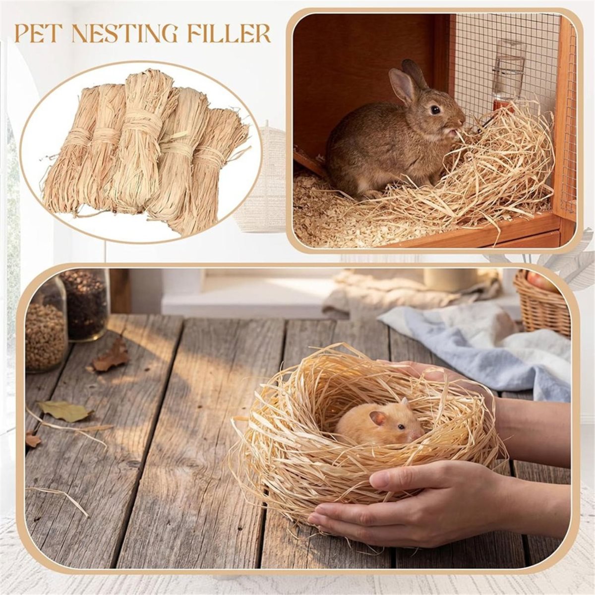 Natural Florist Supply - A725K Paglia Naturale per Bouquet da