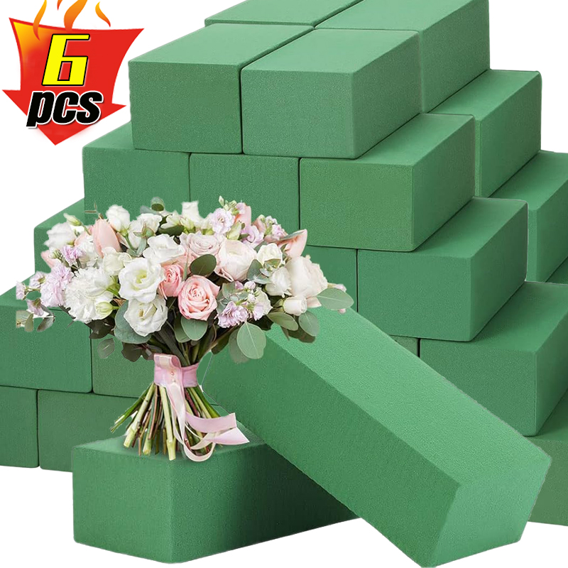 Floral Foam Oasis - 6/1 Pezzi Blocchi di Spugna Floreale