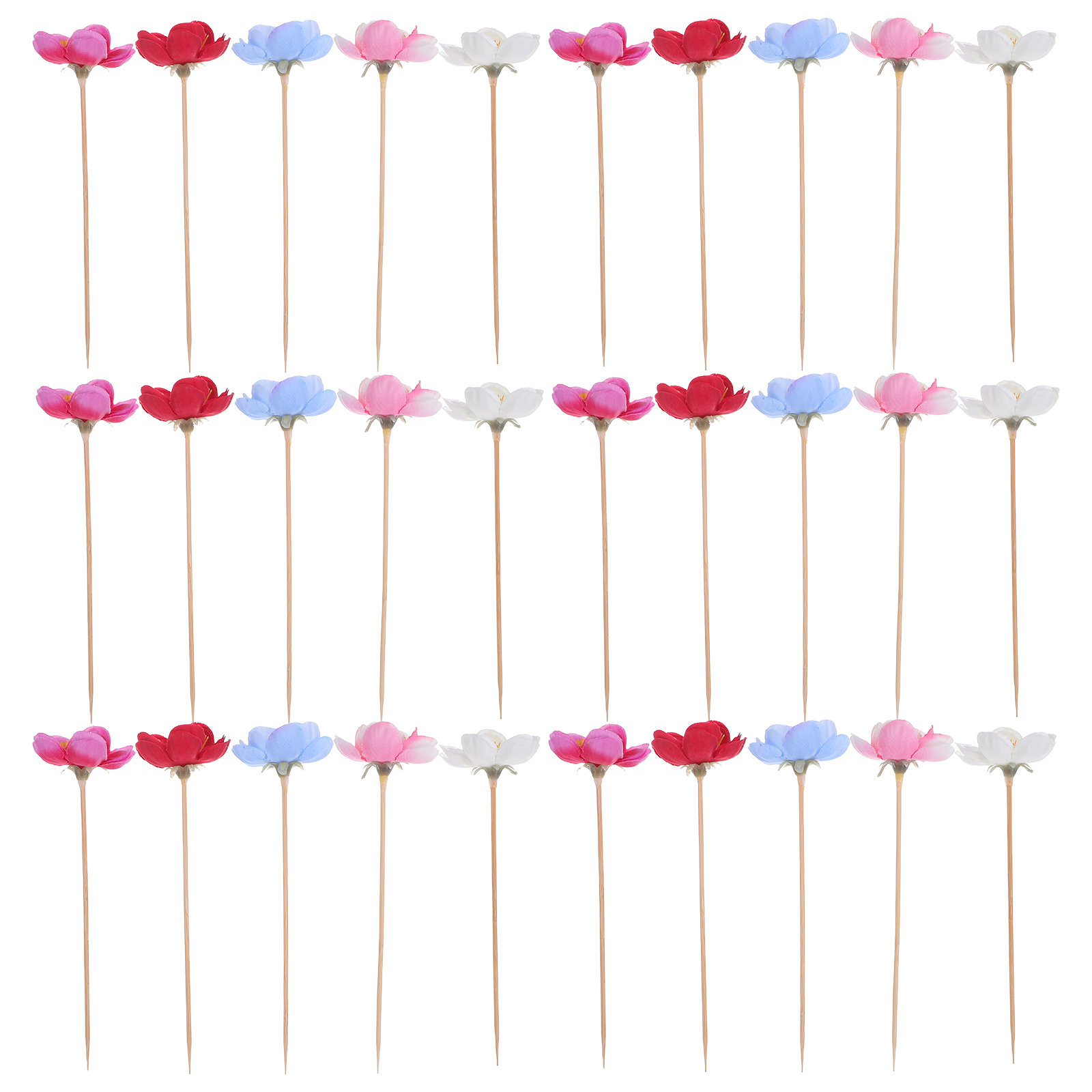 100 Pezzi di Stuzzicadenti in  - Floral Picks Wood recensione e prezzo
