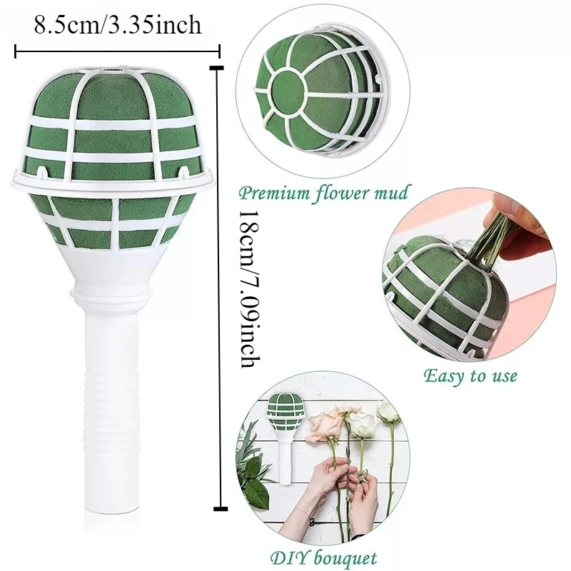 6 pezzi di schiuma con manico  - Bouquet Holder Foam recensione e prezzo