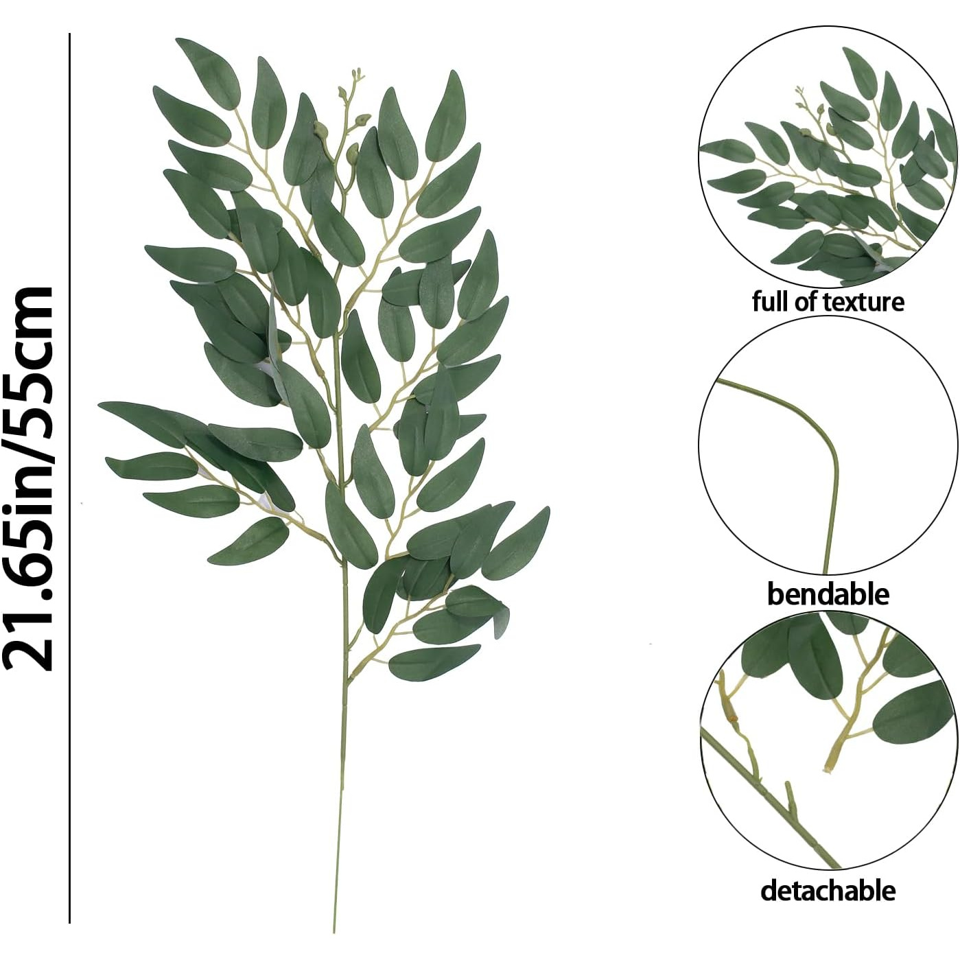 24 steli di verde artificiale  - Ruscus Stem Faux recensione e prezzo