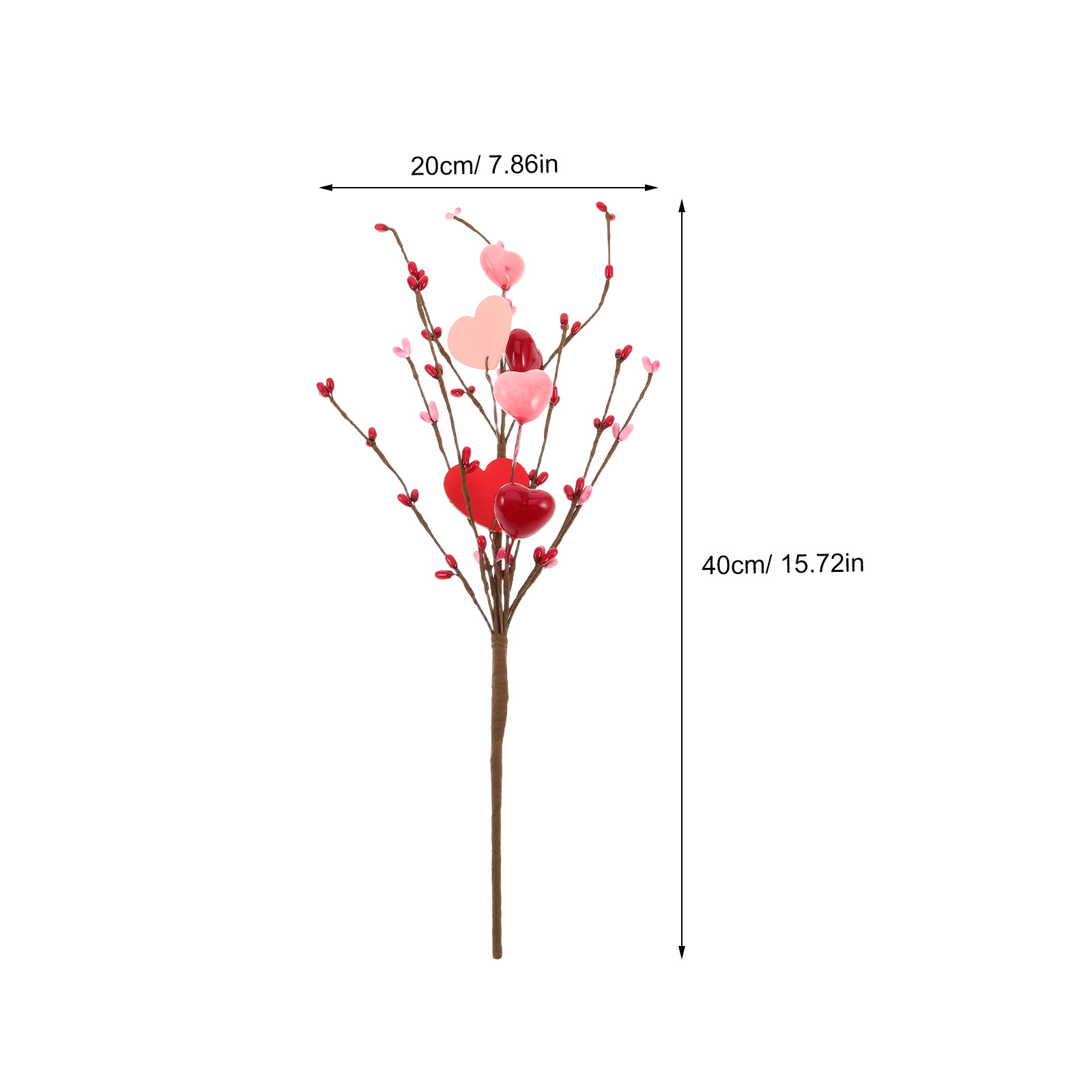 Set di 3 Decorazioni a Forma d - Floral Picks Wood recensione e prezzo