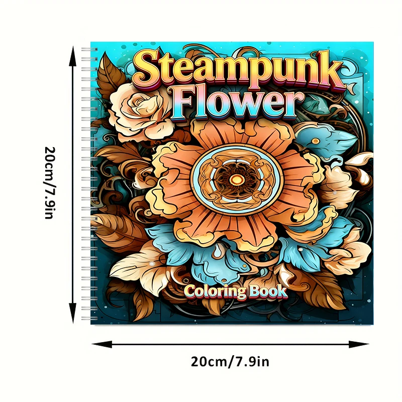 Libro da colorare Fiori Steamp - Flower Supplies recensione e prezzo